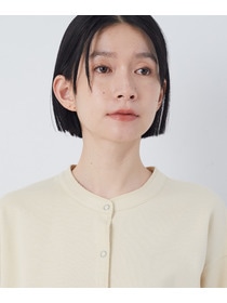 【congés payés】ポンチスナップカーディガン 詳細画像 チャコールグレー 28