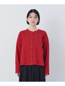 【congés payés】ポンチスナップカーディガン 詳細画像 チャコールグレー 8