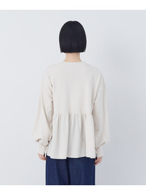 【congés payés】ジャージコンビプルオーバー 詳細画像 アイボリー 14