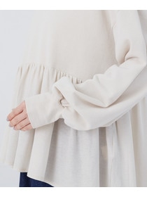 【congés payés】ジャージコンビプルオーバー 詳細画像 アイボリー 17