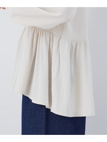 【congés payés】ジャージコンビプルオーバー 詳細画像 アイボリー 18