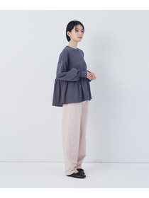 【congés payés】ジャージコンビプルオーバー 詳細画像 アイボリー 2