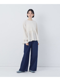 【congés payés】ジャージコンビプルオーバー 詳細画像 アイボリー 8