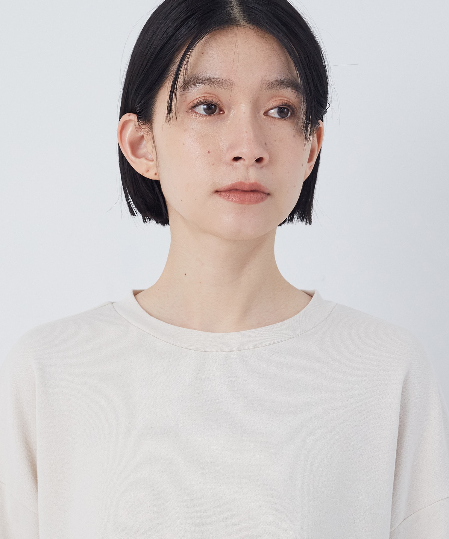 【congés payés】ジャージコンビプルオーバー 詳細画像 アイボリー 15