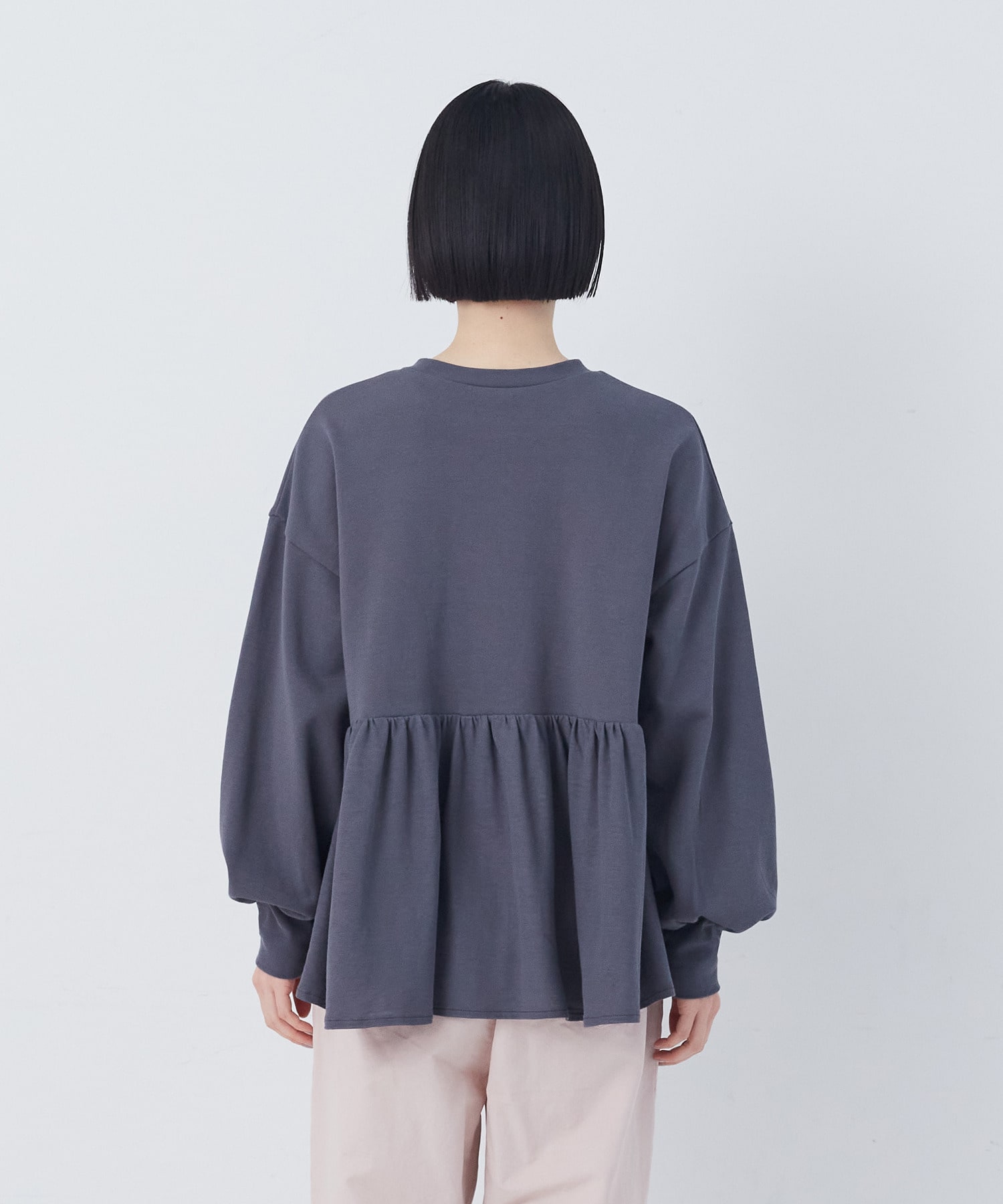 【congés payés】ジャージコンビプルオーバー 詳細画像 アイボリー 7