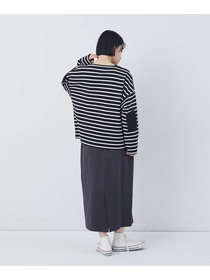 【congés payés】エルボーパッチボーダーバスクシャツ 詳細画像 イエロー系その他 10