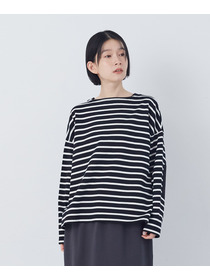 【congés payés】エルボーパッチボーダーバスクシャツ 詳細画像 イエロー系その他 11