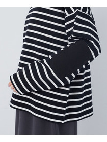 【congés payés】エルボーパッチボーダーバスクシャツ 詳細画像 イエロー系その他 17