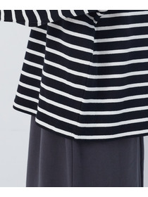 【congés payés】エルボーパッチボーダーバスクシャツ 詳細画像 イエロー系その他 18