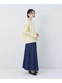 【congés payés】エルボーパッチボーダーバスクシャツ 詳細画像 イエロー系その他 2