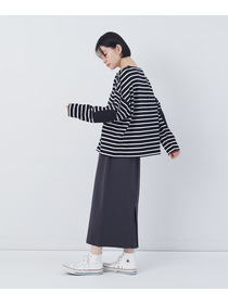 【congés payés】エルボーパッチボーダーバスクシャツ 詳細画像 イエロー系その他 9