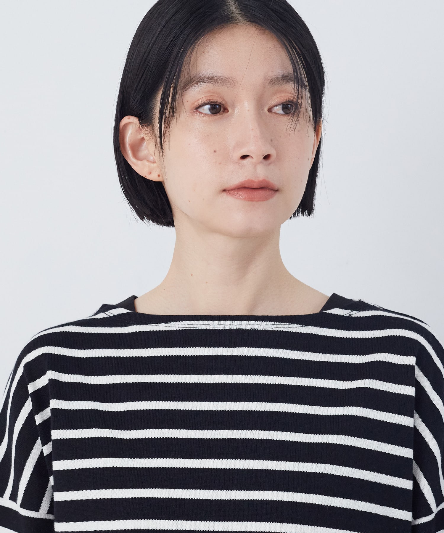 【congés payés】エルボーパッチボーダーバスクシャツ 詳細画像 イエロー系その他 15