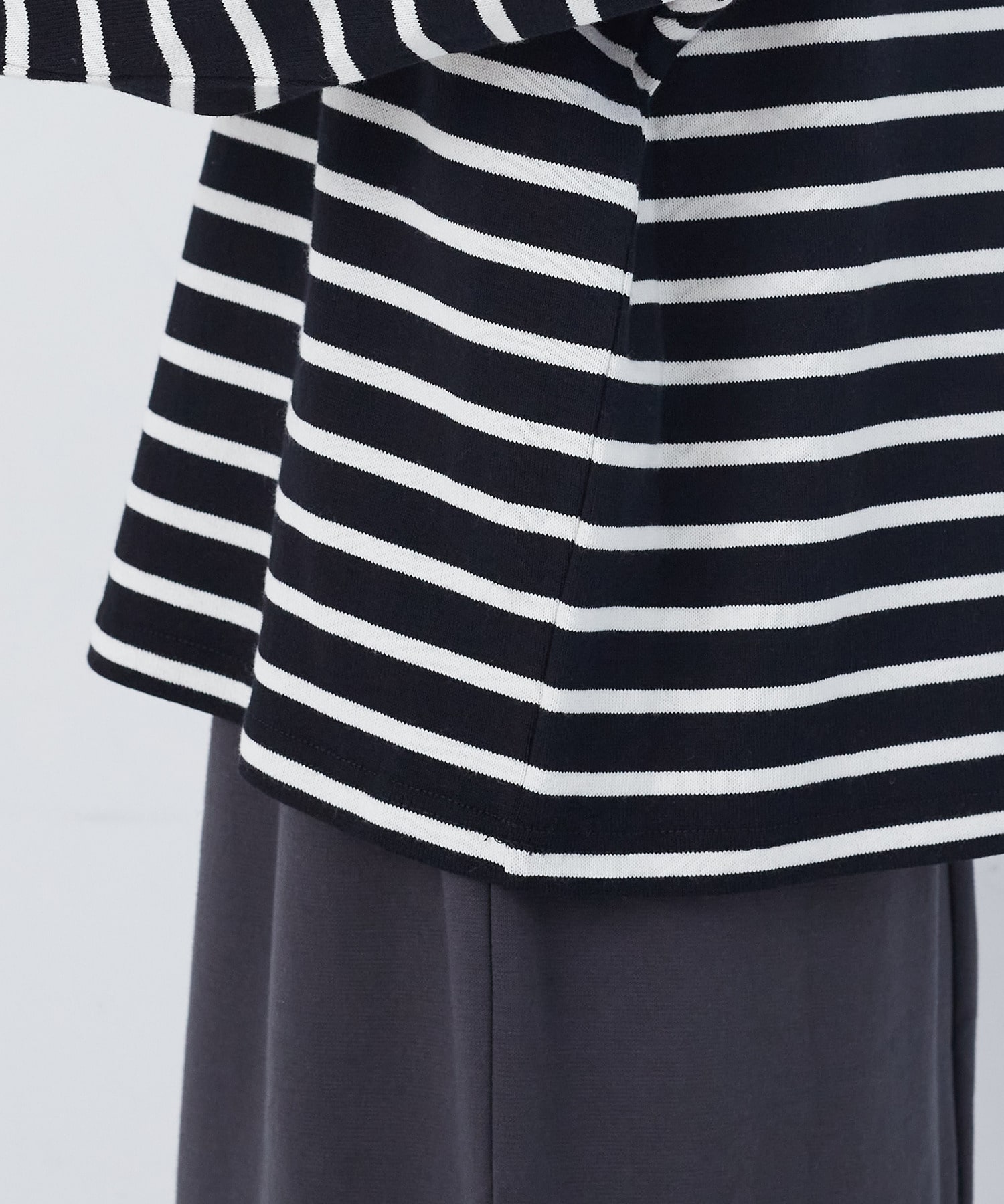 【congés payés】エルボーパッチボーダーバスクシャツ 詳細画像 イエロー系その他 18