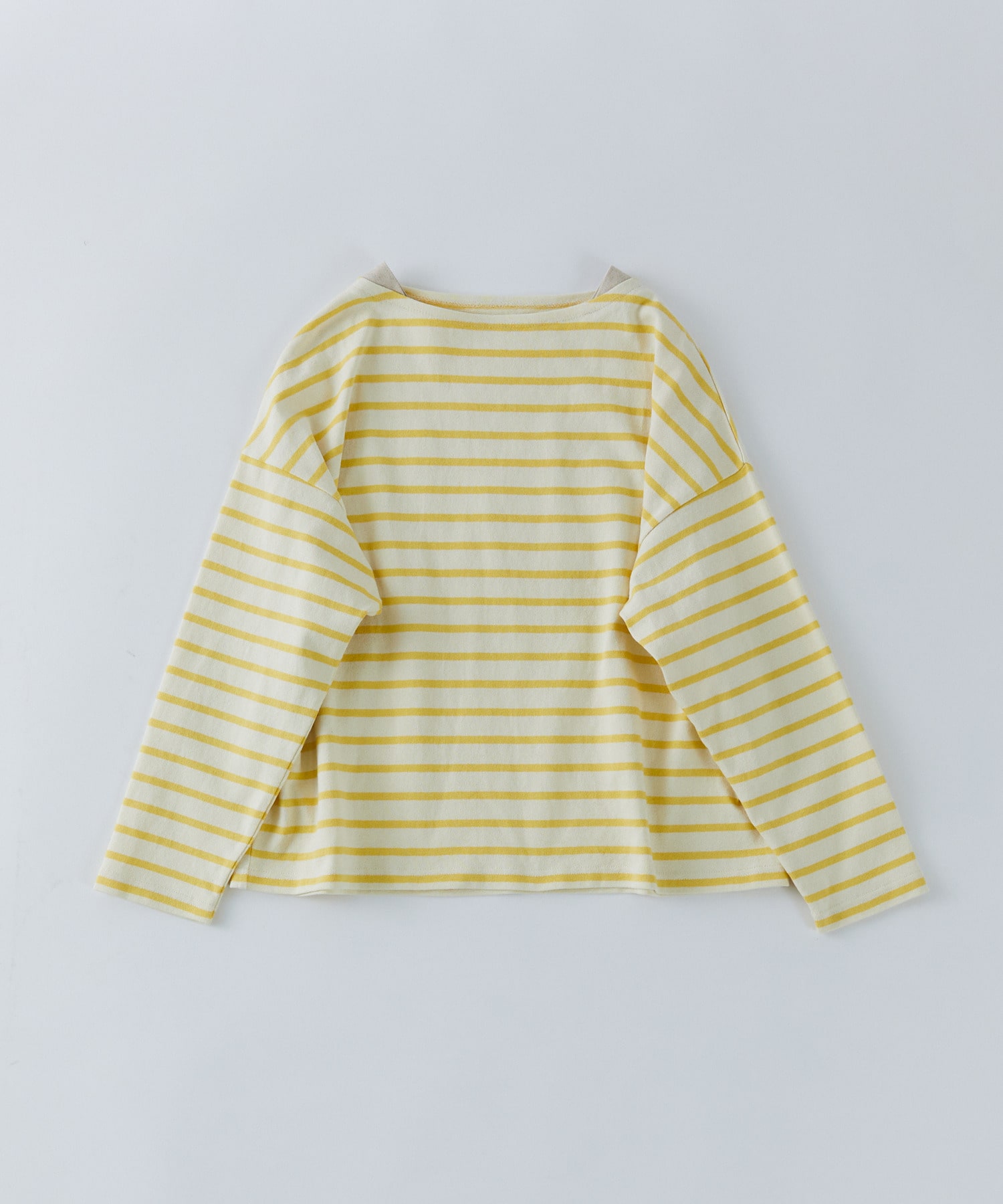 【congés payés】エルボーパッチボーダーバスクシャツ 詳細画像 イエロー系その他 1