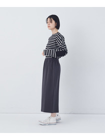 【congés payés】ポンチストレートスカート 詳細画像 チャコールグレー 10