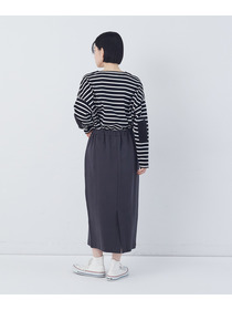 【congés payés】ポンチストレートスカート 詳細画像 チャコールグレー 11