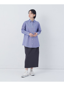 【congés payés】ポンチストレートスカート 詳細画像 チャコールグレー 13