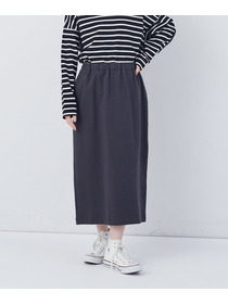 【congés payés】ポンチストレートスカート 詳細画像 チャコールグレー 15