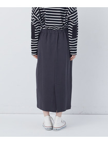 【congés payés】ポンチストレートスカート 詳細画像 チャコールグレー 18