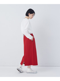 【congés payés】ポンチストレートスカート 詳細画像 チャコールグレー 20