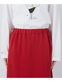 【congés payés】ポンチストレートスカート 詳細画像 チャコールグレー 27