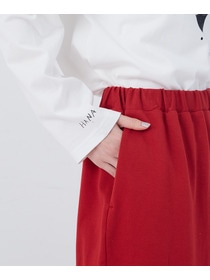 【congés payés】ポンチストレートスカート 詳細画像 チャコールグレー 30