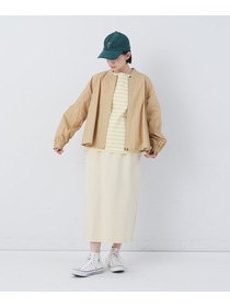 【congés payés】ポンチストレートスカート 詳細画像 チャコールグレー 4