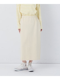 【congés payés】ポンチストレートスカート 詳細画像 チャコールグレー 5