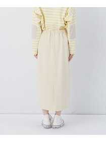 【congés payés】ポンチストレートスカート 詳細画像 チャコールグレー 8