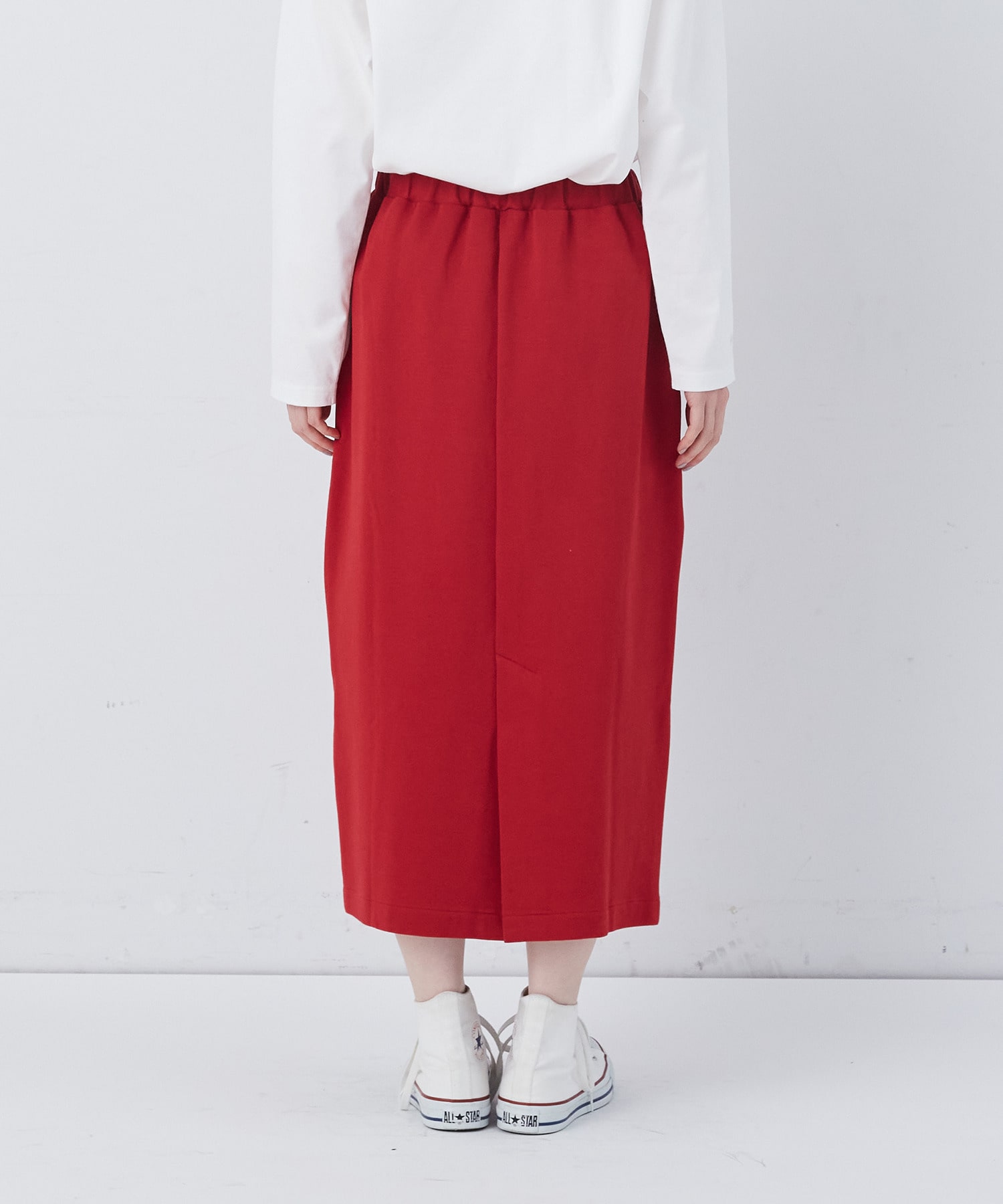 【congés payés】ポンチストレートスカート 詳細画像 チャコールグレー 26