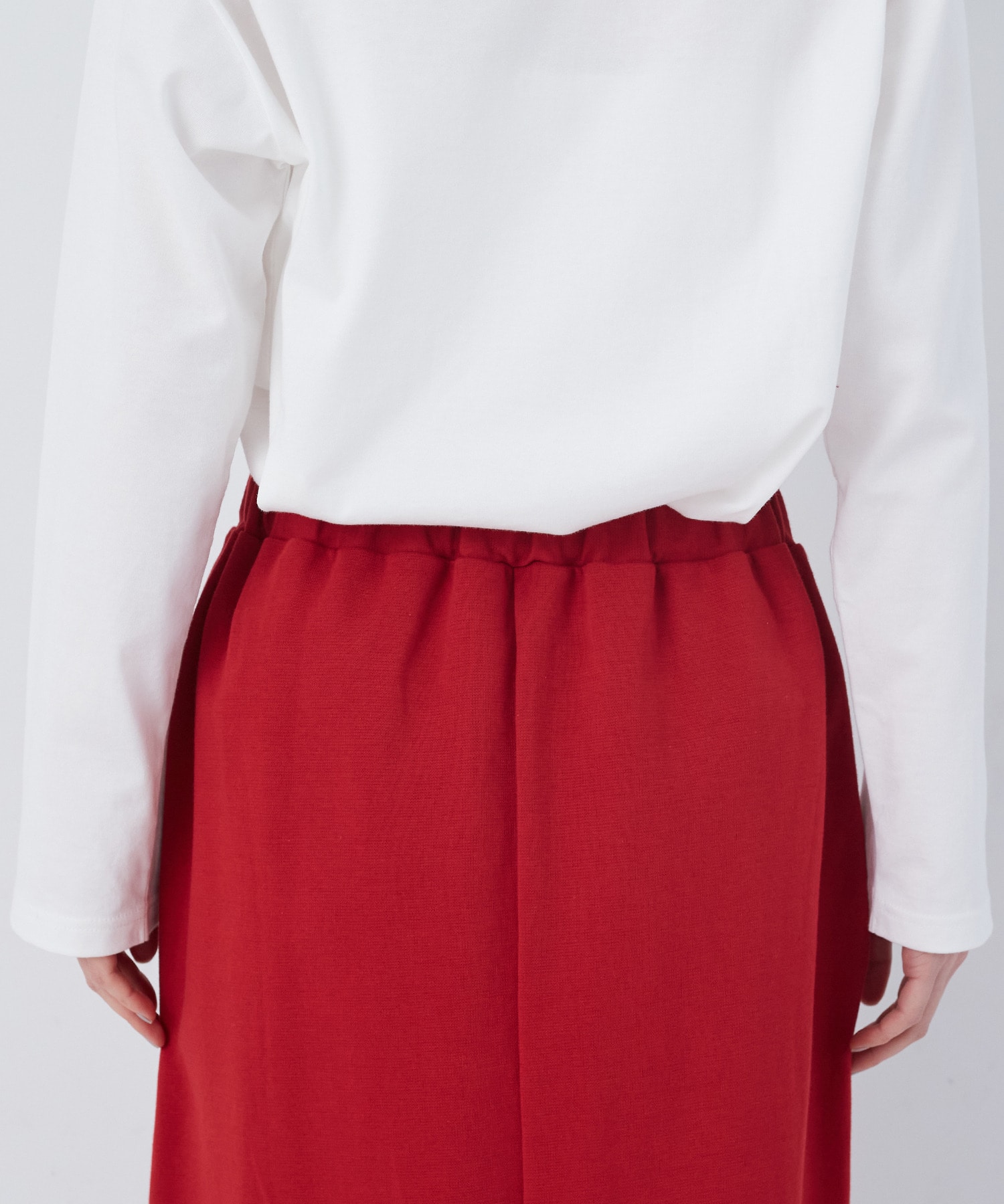 【congés payés】ポンチストレートスカート 詳細画像 チャコールグレー 28