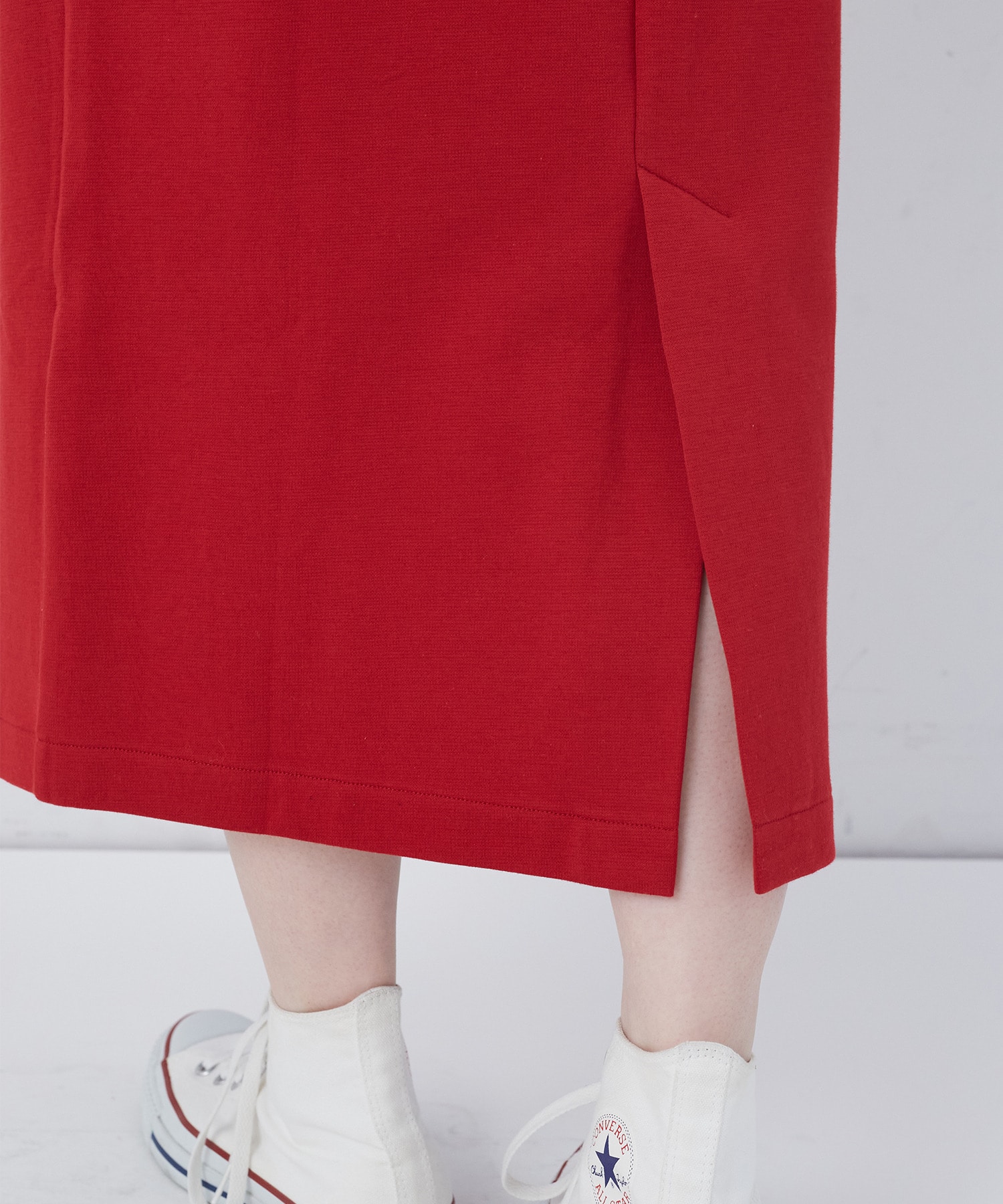 【congés payés】ポンチストレートスカート 詳細画像 チャコールグレー 31