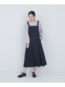 【ADIEU TRISTESSE】【2way】タックジャンパースカート 詳細画像 ブラック 1