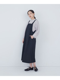 【ADIEU TRISTESSE】【2way】タックジャンパースカート 詳細画像 ブラック 2