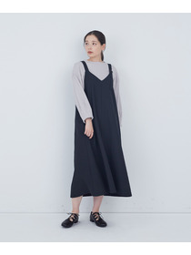 【ADIEU TRISTESSE】【2way】タックジャンパースカート 詳細画像 ブラック 4