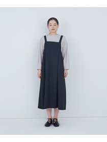 【ADIEU TRISTESSE】【2way】タックジャンパースカート 詳細画像 ブラック 6