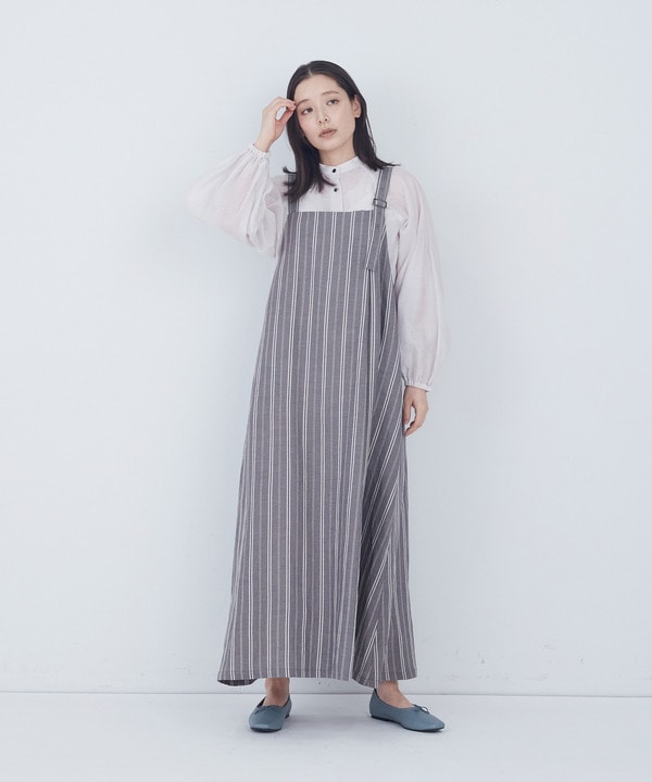 【2way】タックジャンパースカート 詳細画像 ブラック 1