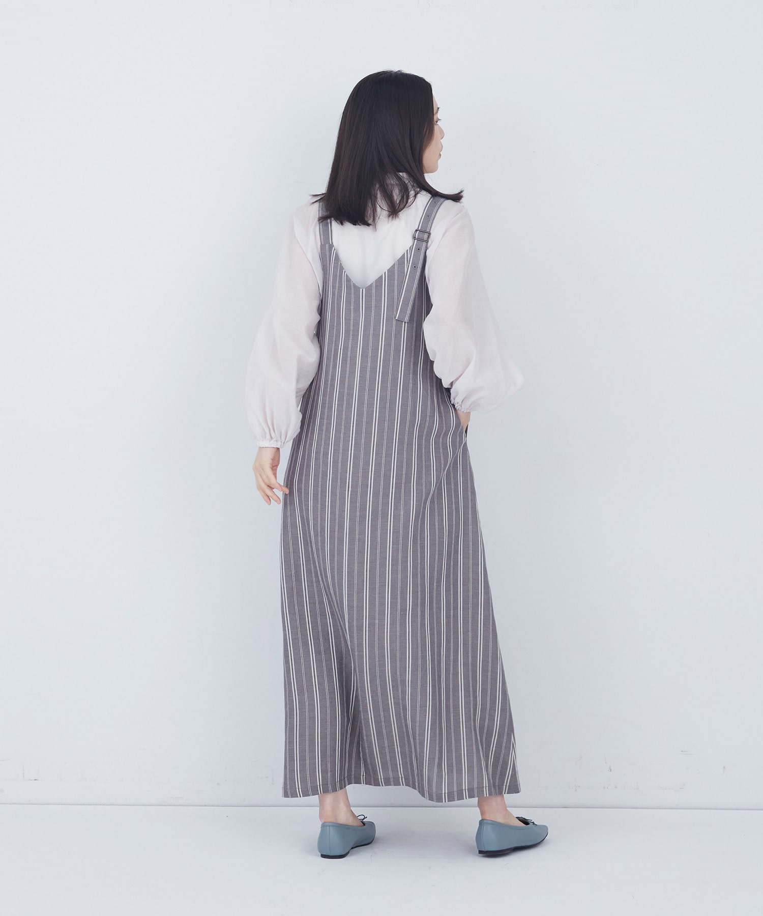 【ADIEU TRISTESSE】【2way】タックジャンパースカート 詳細画像 ブラック 11