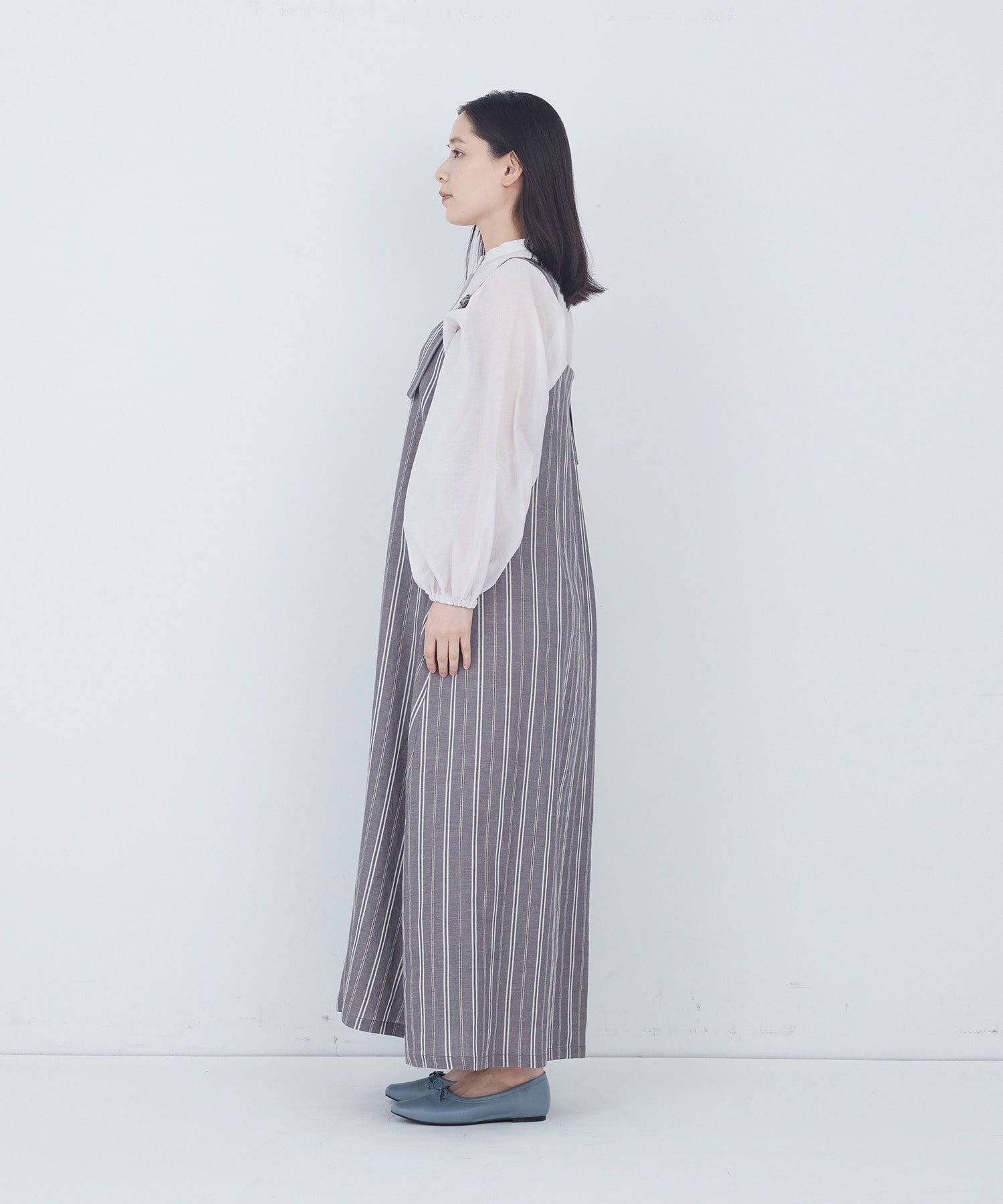 【ADIEU TRISTESSE】【2way】タックジャンパースカート 詳細画像 ブラック 15