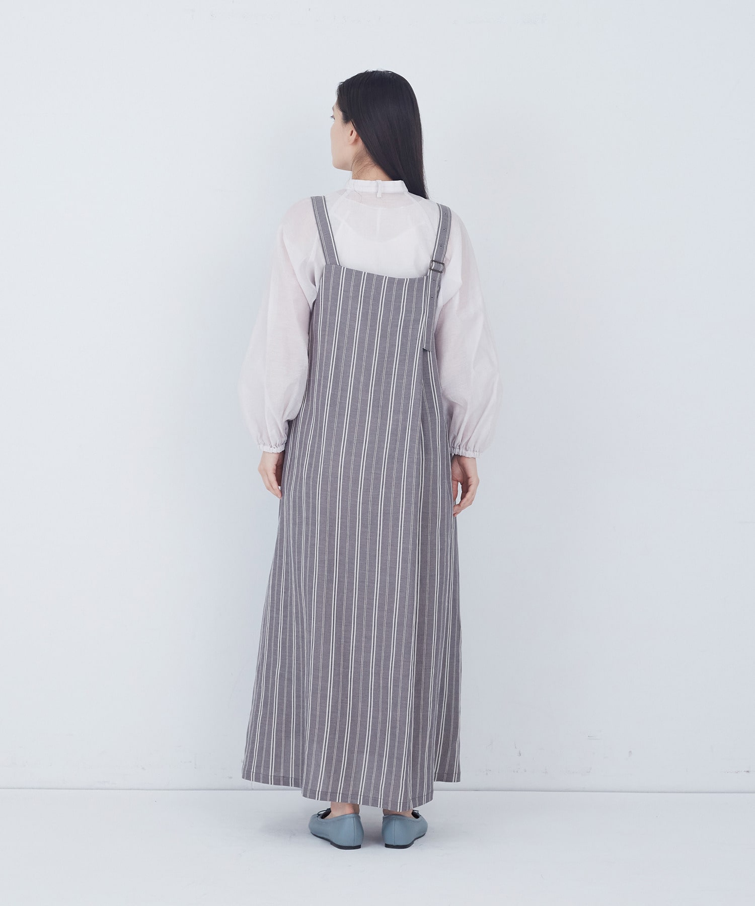 【ADIEU TRISTESSE】【2way】タックジャンパースカート 詳細画像 ブラック 16