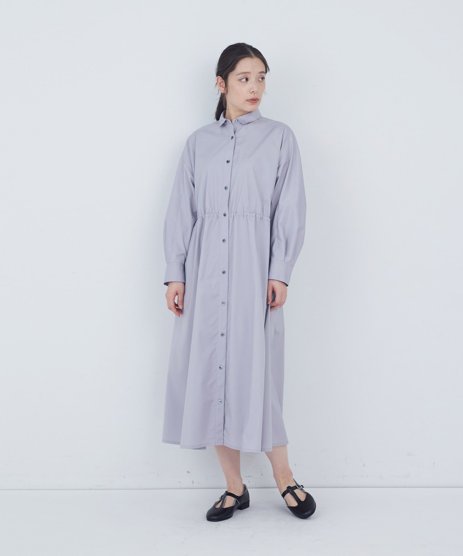 【ADIEU TRISTESSE】綿ポリエステルワンピース 詳細画像 ベージュ 1