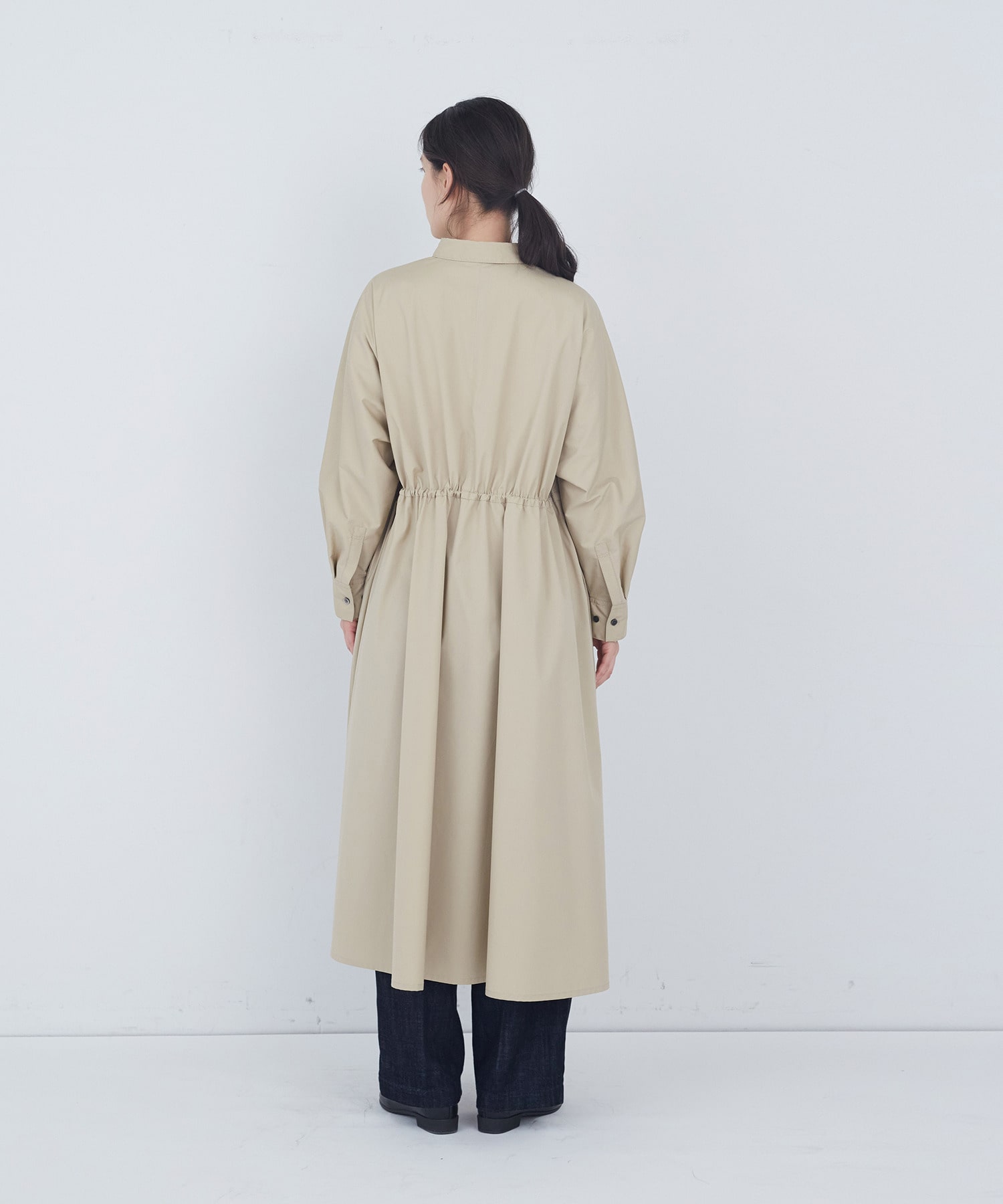 【ADIEU TRISTESSE】綿ポリエステルワンピース 詳細画像 ベージュ 14