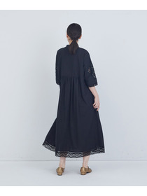 【ADIEU TRISTESSE】ポプリン刺繍ワンピース 詳細画像 ブラック 10