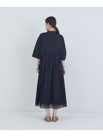 【ADIEU TRISTESSE】ポプリン刺繍ワンピース 詳細画像 ブラック 13