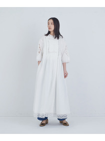 【ADIEU TRISTESSE】ポプリン刺繍ワンピース 詳細画像 ブラック 14