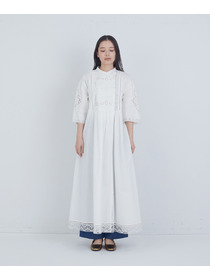 【ADIEU TRISTESSE】ポプリン刺繍ワンピース 詳細画像 ブラック 17