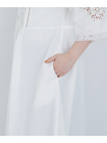 【ADIEU TRISTESSE】ポプリン刺繍ワンピース 詳細画像 ブラック 24