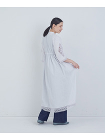 【ADIEU TRISTESSE】ポプリン刺繍ワンピース 詳細画像 ブラック 3