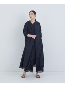 【ADIEU TRISTESSE】ポプリン刺繍ワンピース 詳細画像 ブラック 7