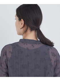 【ADIEU TRISTESSE】シアーエンブロイダリーワンピース 詳細画像 ライトグレー 15